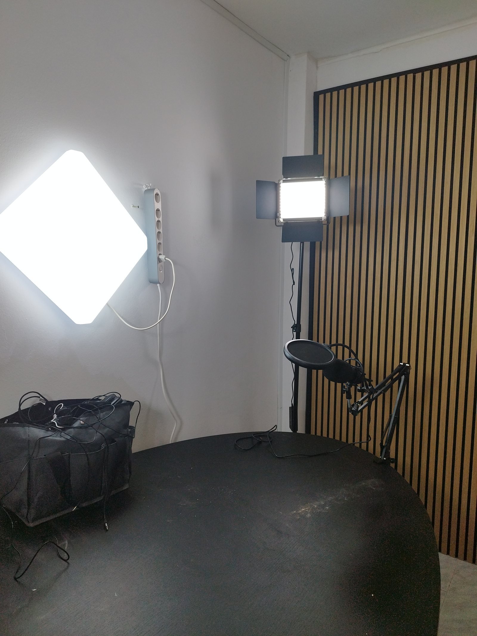 Preparación del estudio y equipos